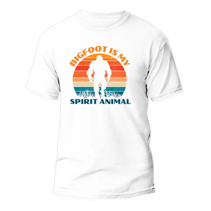 Bigfoot Is My Spirit Animal Man T-Shirt - Tanks Treasures