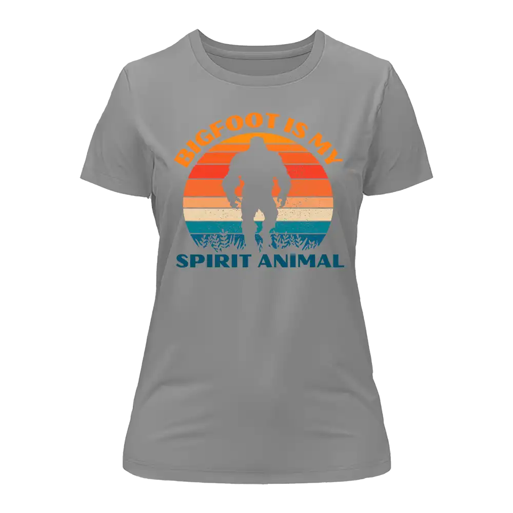 Bigfoot Is My Spirit Animal T-Shirt for Women - Tanks Treasures