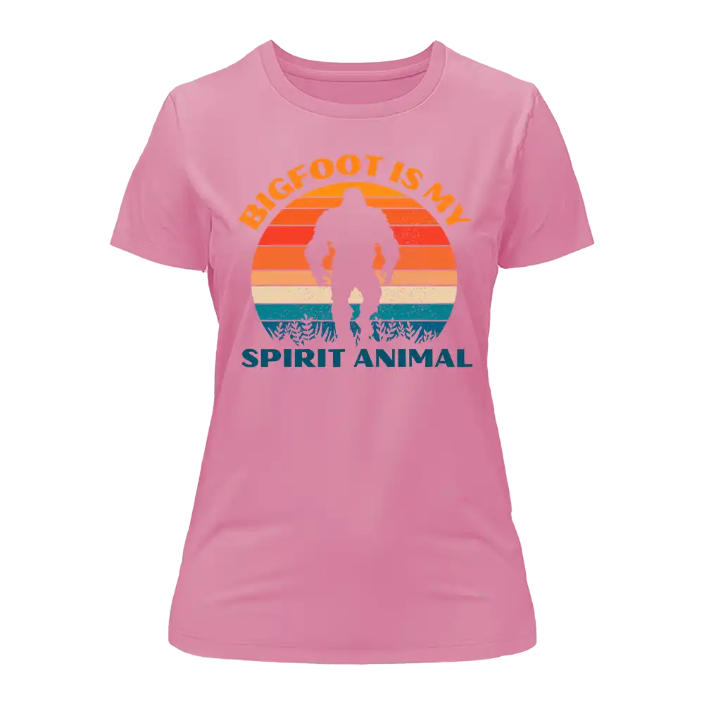Bigfoot Is My Spirit Animal T-Shirt for Women - Tanks Treasures