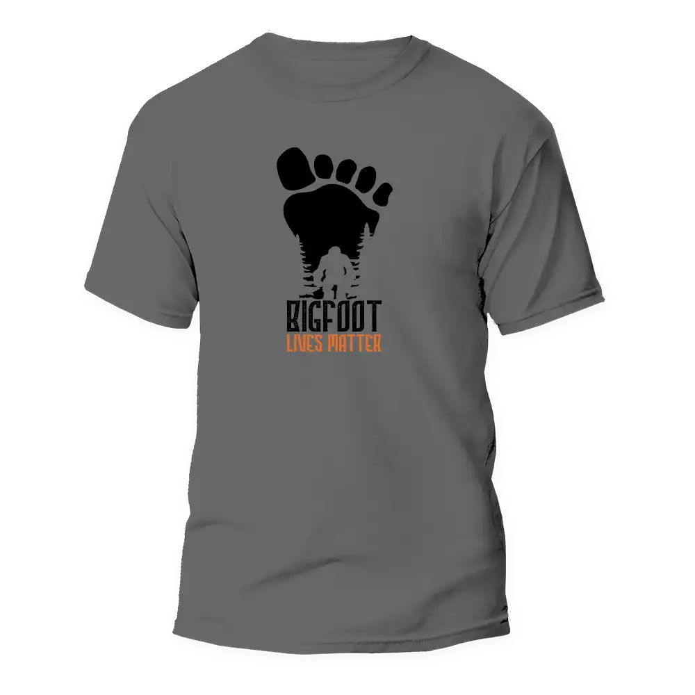 Bigfoot Lives Matter Man T-Shirt - Tanks Treasures
