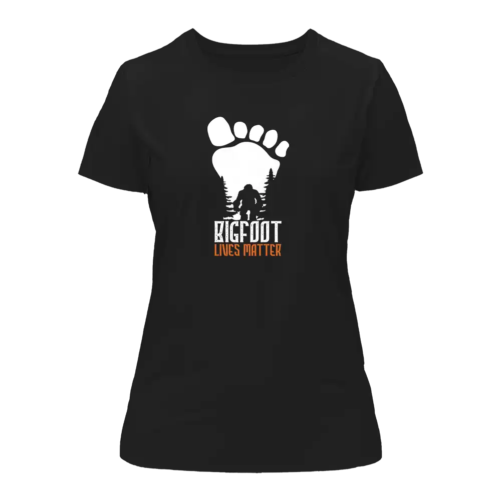 Bigfoot Lives Matter T-Shirt for Women - Tanks Treasures