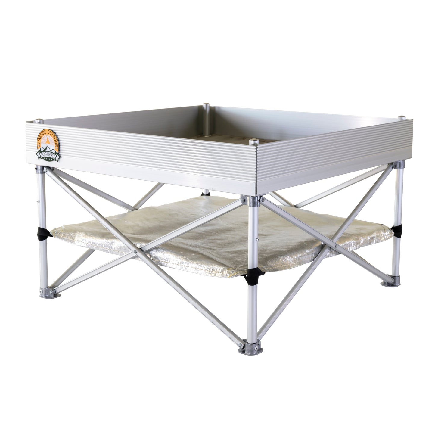 Fireside Outdoor Pop-Up Fire Pit & Heat Shield Bundle - Tanks Treasures