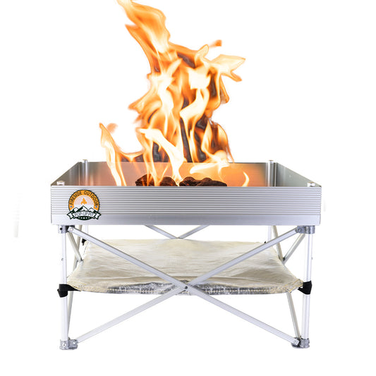 Pop-Up Fire Pit + Heat Shield (Bonus Pack) - Tanks Treasures