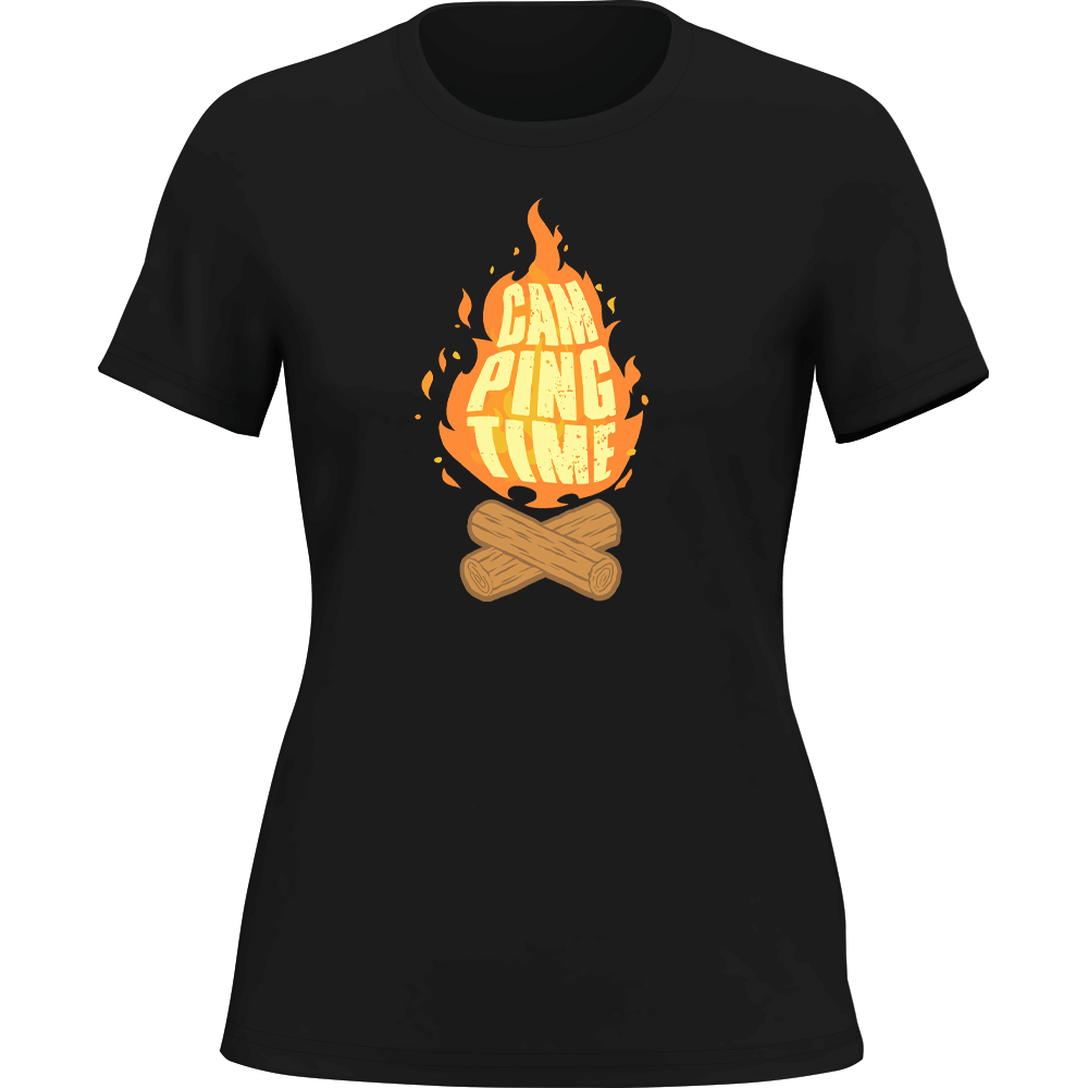 Camp Fire T-Shirt for Women - Tanks Treasures