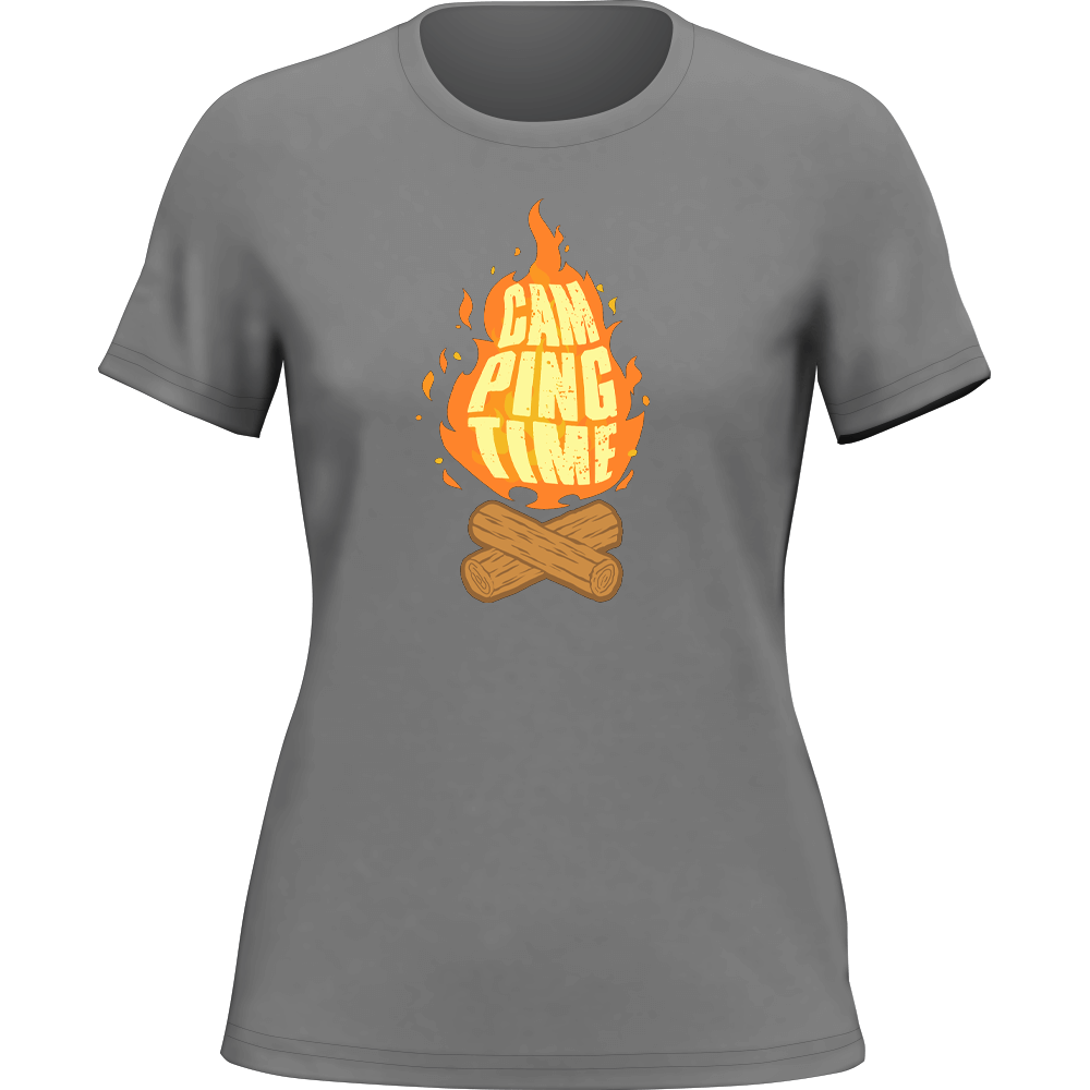 Camp Fire T-Shirt for Women - Tanks Treasures