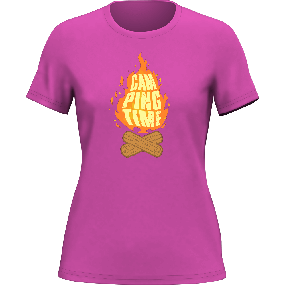 Camp Fire T-Shirt for Women - Tanks Treasures