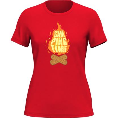 Camp Fire T-Shirt for Women - Tanks Treasures