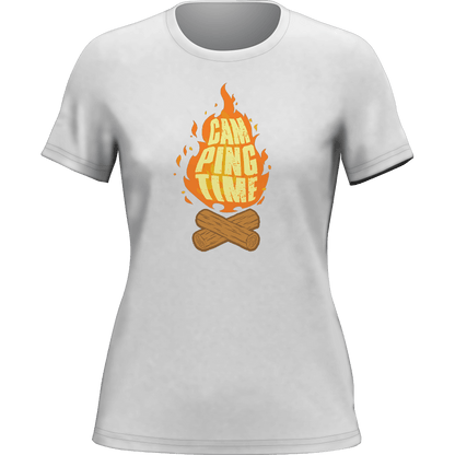 Camp Fire T-Shirt for Women - Tanks Treasures