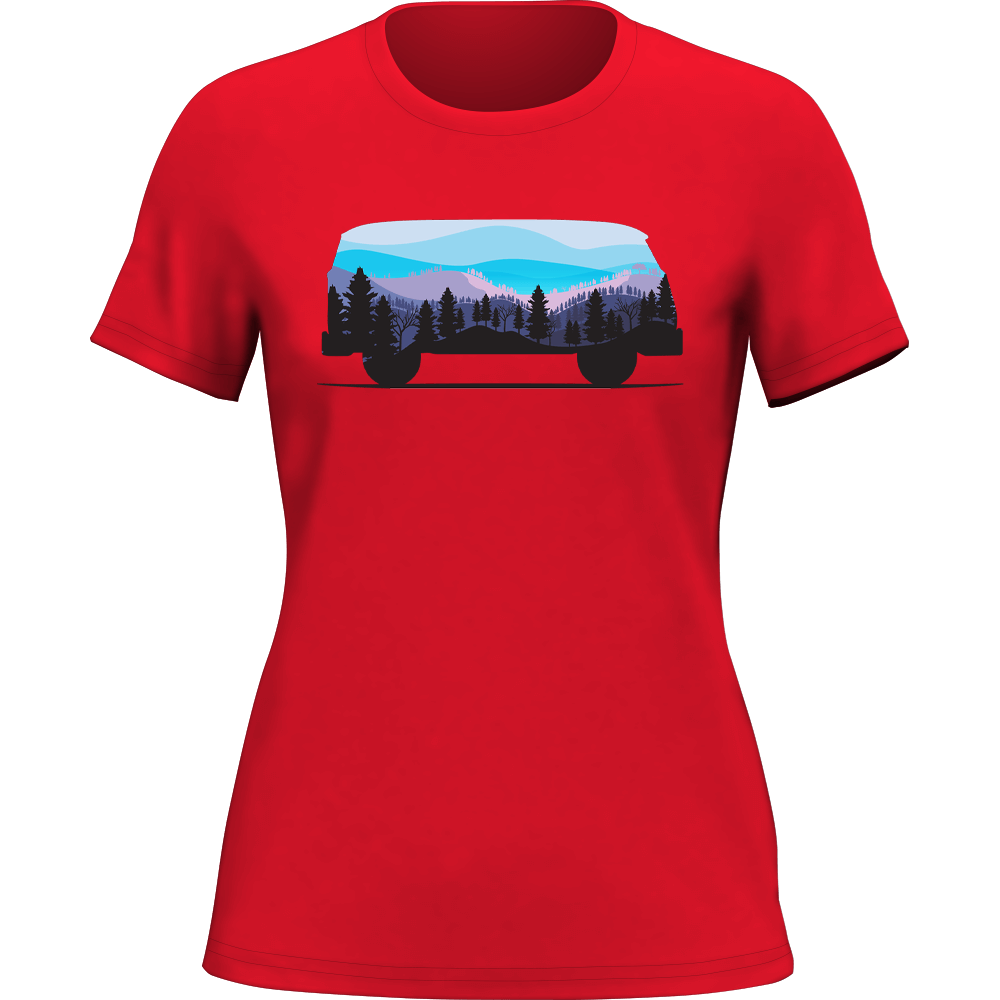 Camper T-Shirt for Women - Tanks Treasures