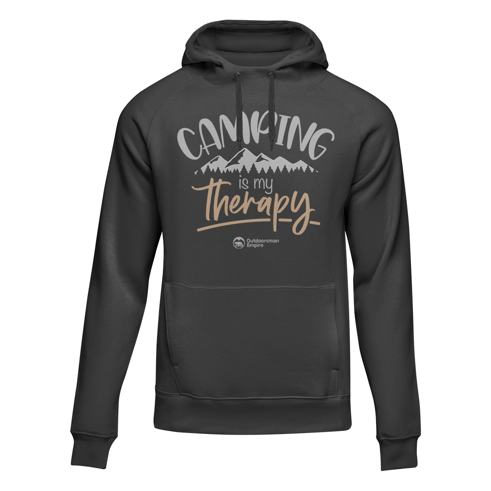 Camping Is My Therapy Unisex Hoodie - Tanks Treasures