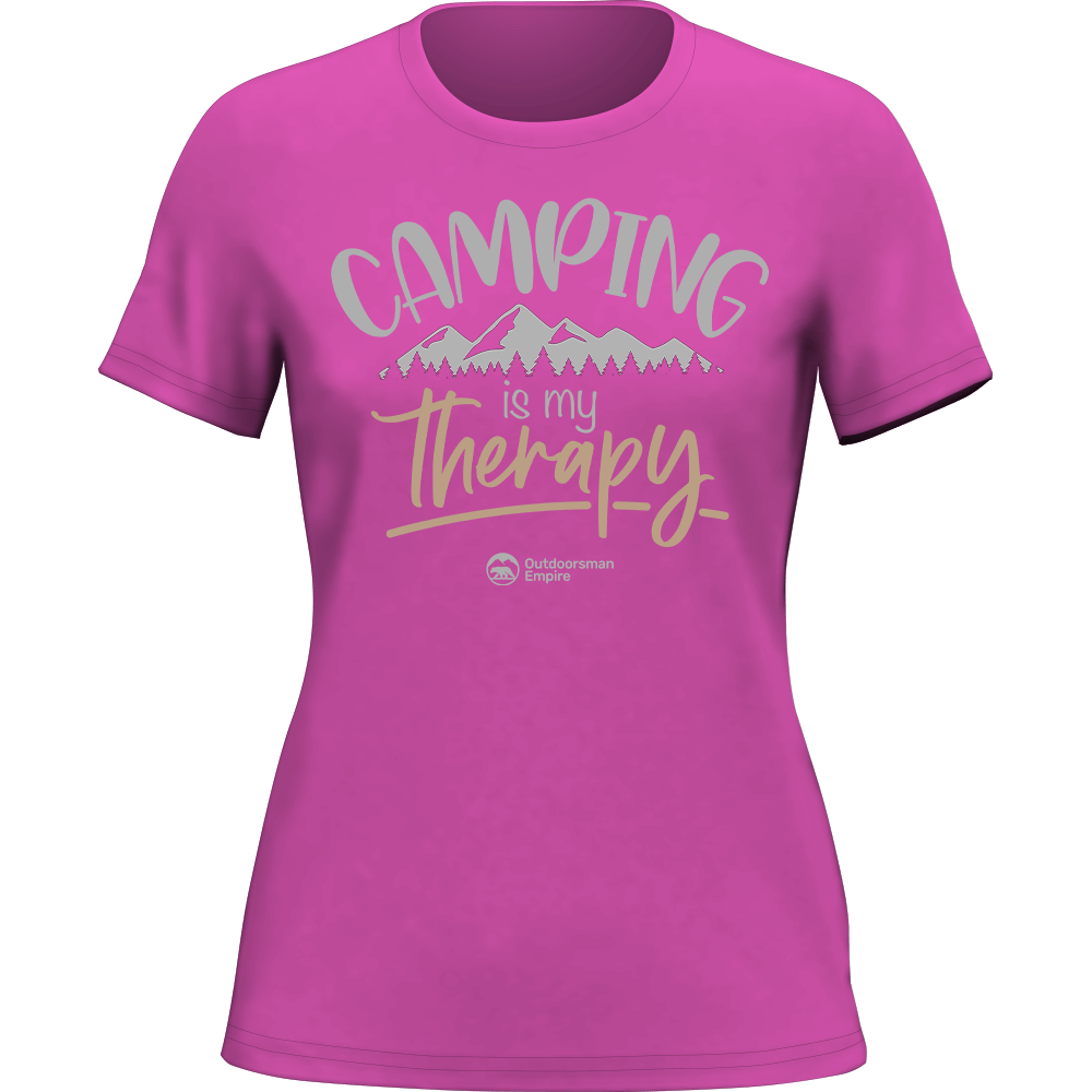 Camping Is My Therapy T-Shirt for Women - Tanks Treasures