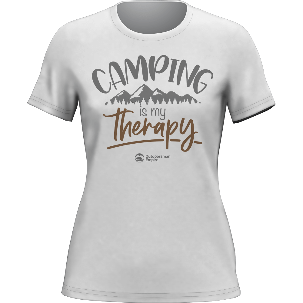 Camping Is My Therapy T-Shirt for Women - Tanks Treasures