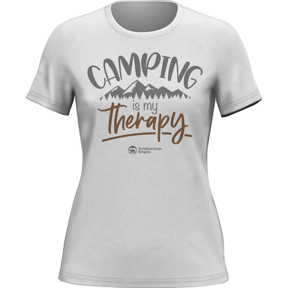 Camping Is My Therapy T-Shirt for Women - Tanks Treasures