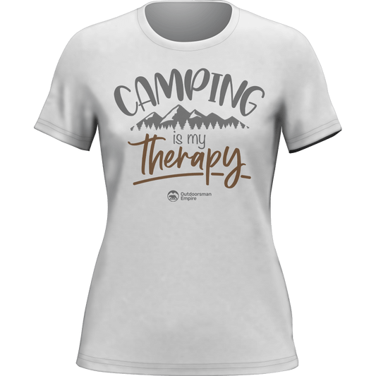 Camping Is My Therapy T-Shirt for Women - Tanks Treasures