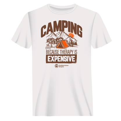 Camping No Expensive Man T-Shirt - Tanks Treasures