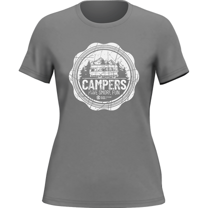 Camping Seal T-Shirt for Women - Tanks Treasures