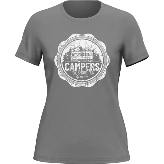 Camping Seal T-Shirt for Women - Tanks Treasures