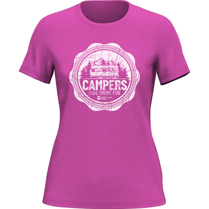 Camping Seal T-Shirt for Women - Tanks Treasures