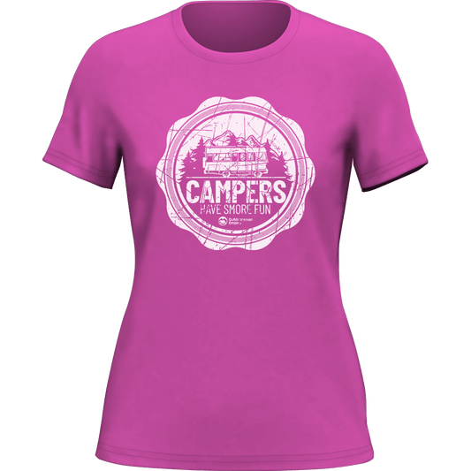 Camping Seal T-Shirt for Women - Tanks Treasures