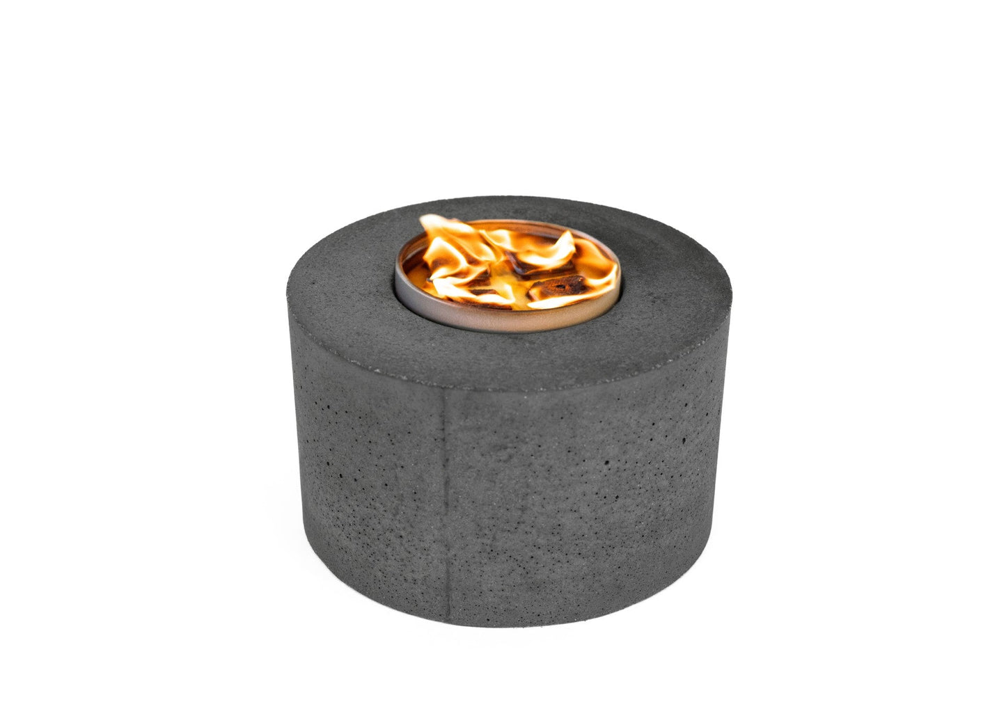 Classic Cylinder Concrete Fire Pit - Tanks Treasures
