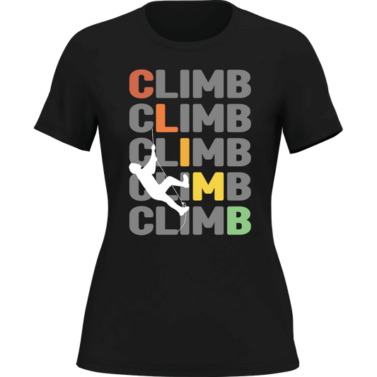 Climbbbbb T-Shirt for Women - Tanks Treasures