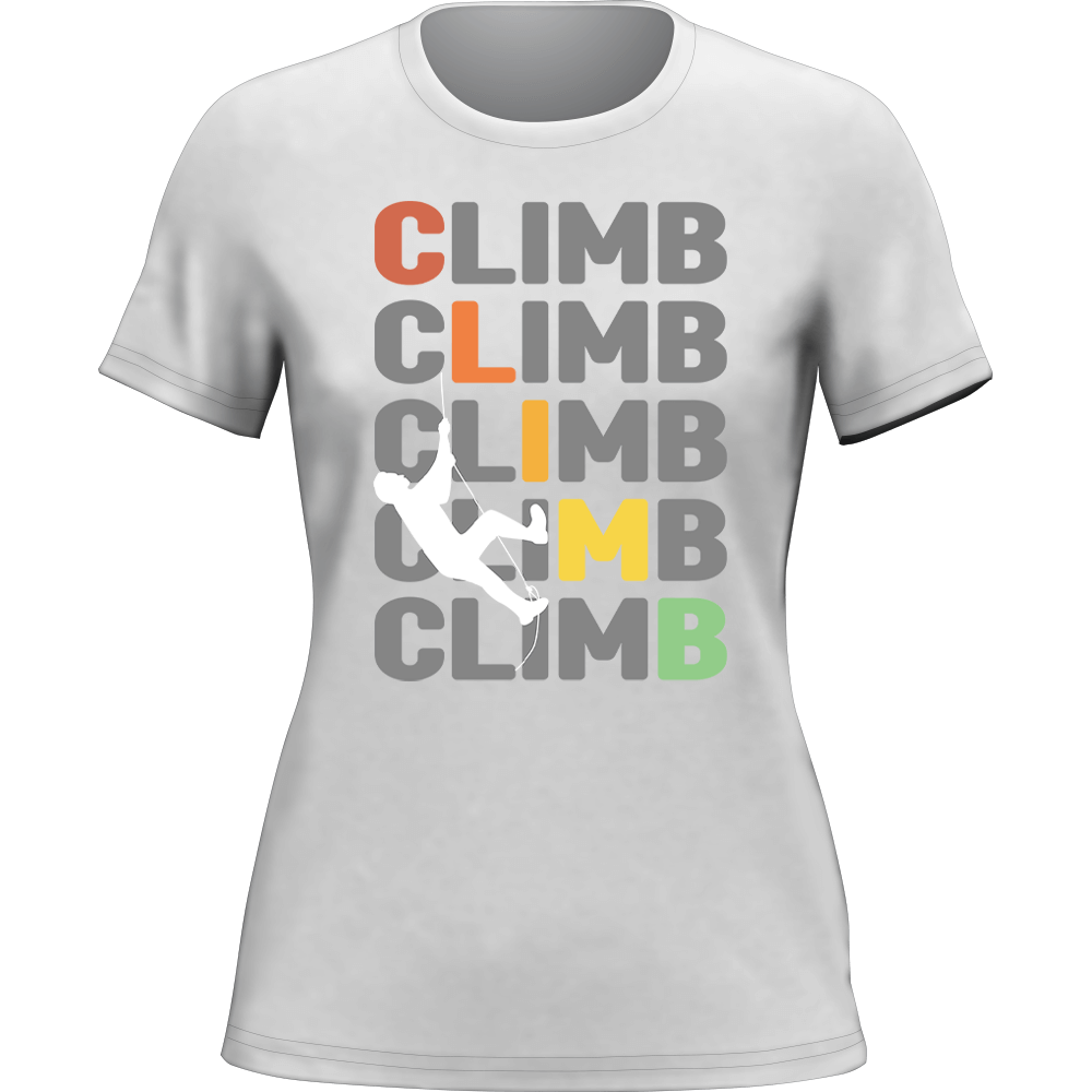 Climbbbbb T-Shirt for Women - Tanks Treasures