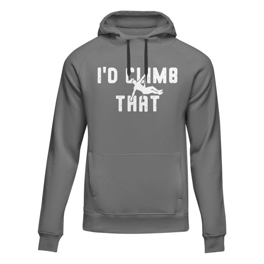 Climbing I'd Climb That Unisex Hoodie - Tanks Treasures