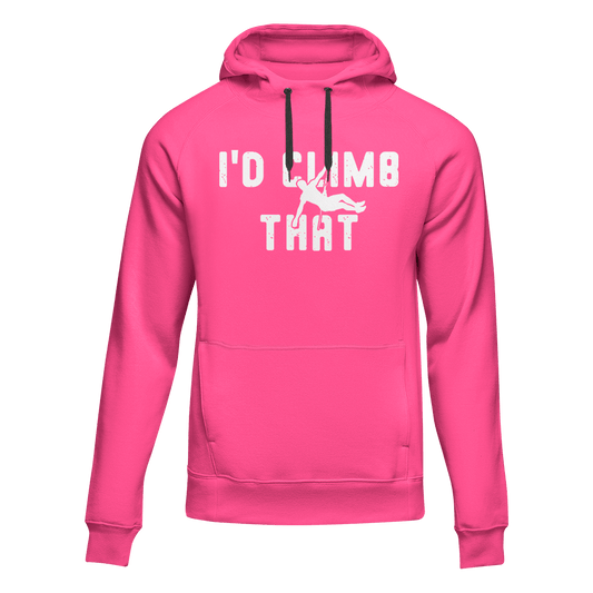 Climbing I'd Climb That Unisex Hoodie - Tanks Treasures