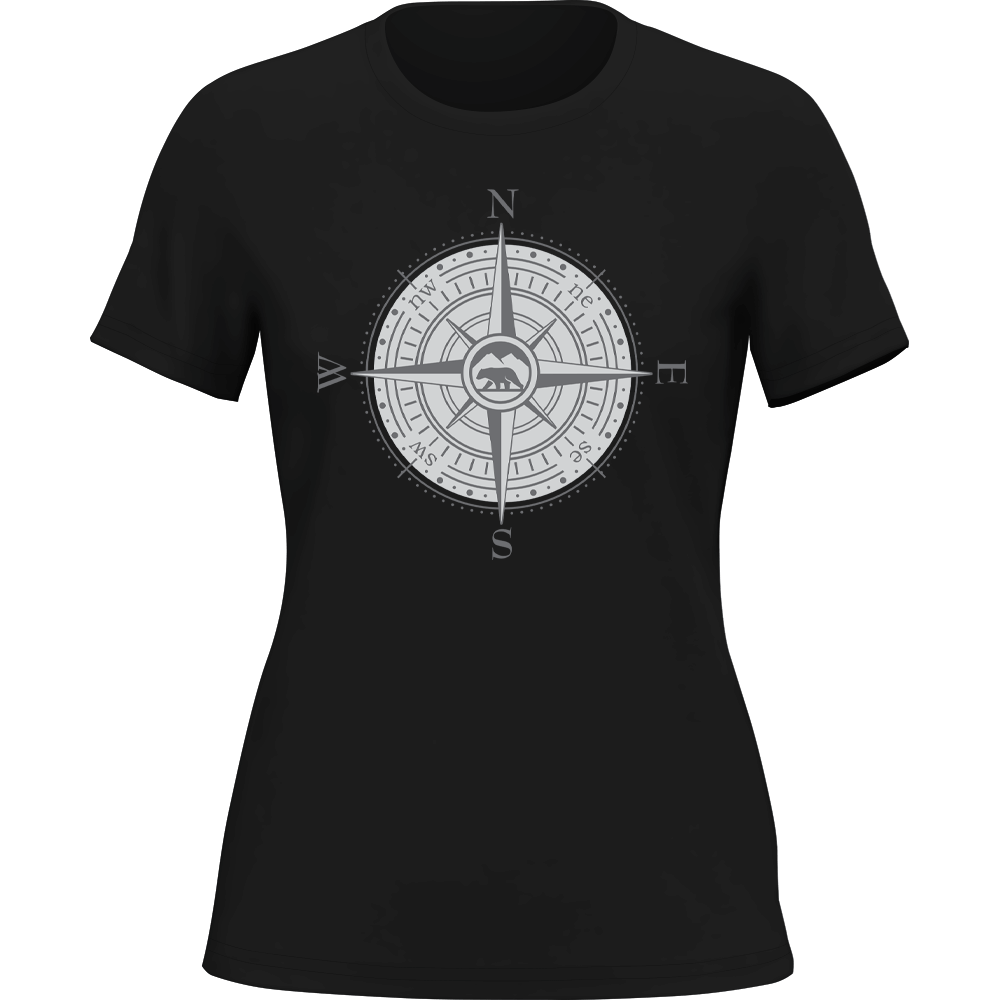 Compass Camping T-Shirt for Women - Tanks Treasures