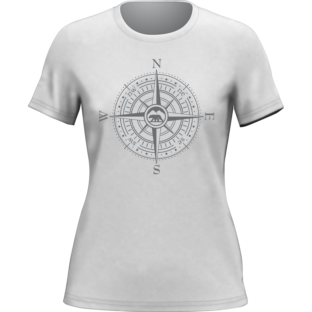 Compass Camping T-Shirt for Women - Tanks Treasures