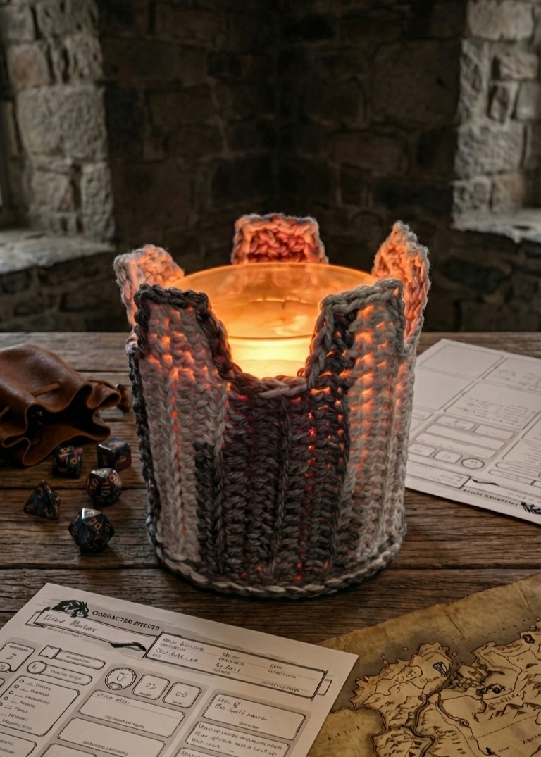 🏰 The Castle Keep Candle Holder (Digital PDF ONLY)