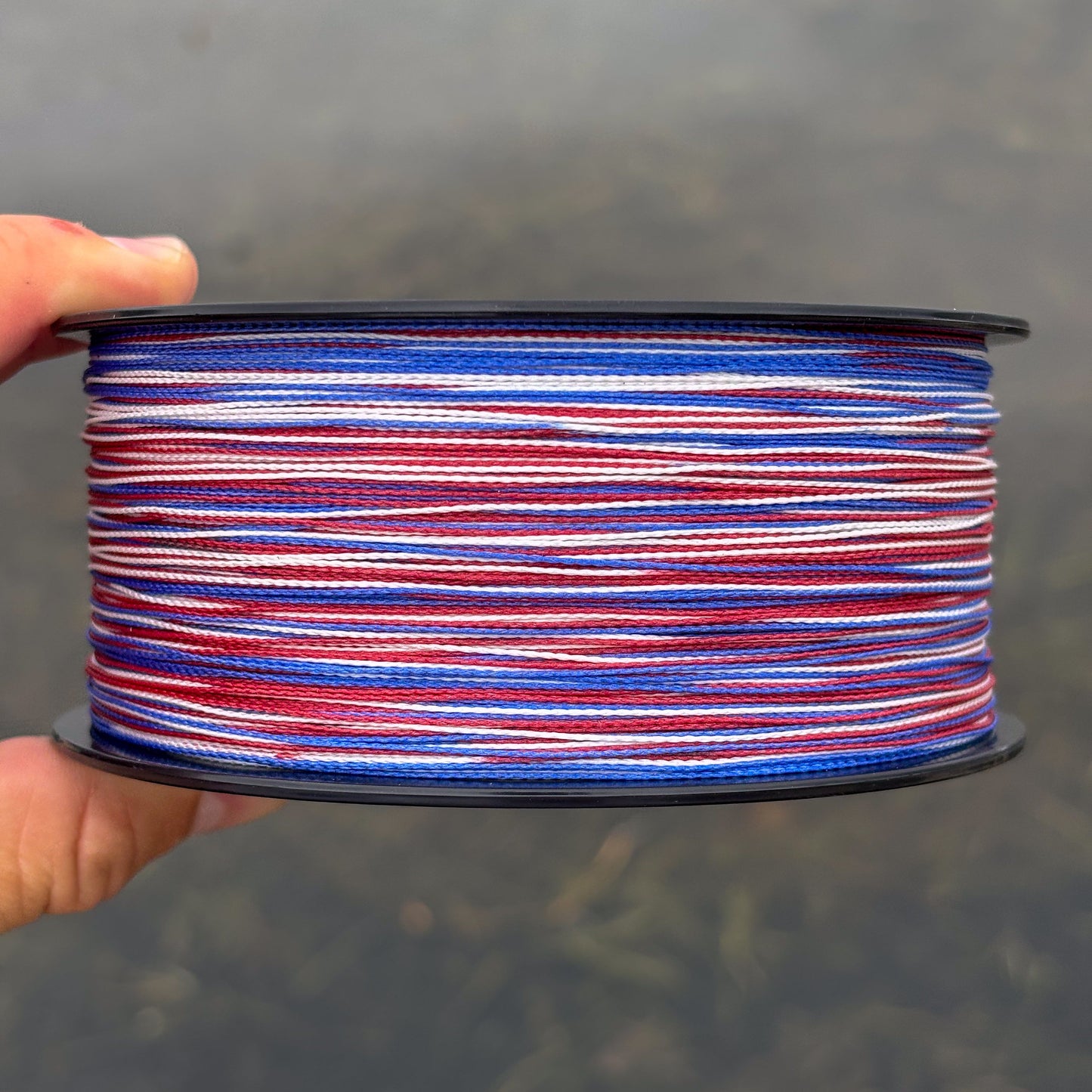 Reaction Tackle Braided Fishing Line - USA Camo