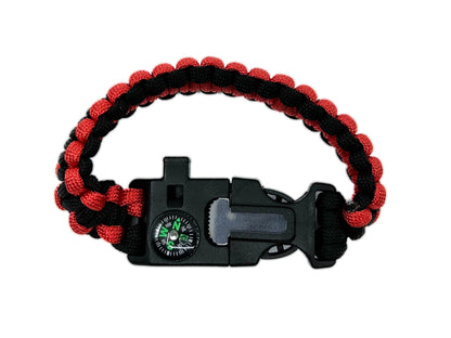 ⛺ 5-in-1 Survival Paracord Bracelet - Tanks Treasures
