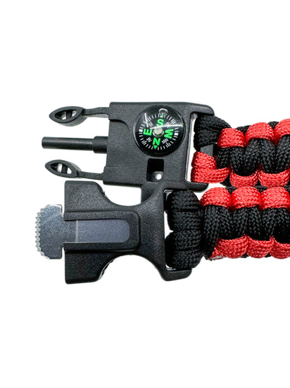 ⛺ 5-in-1 Survival Paracord Bracelet - Tanks Treasures