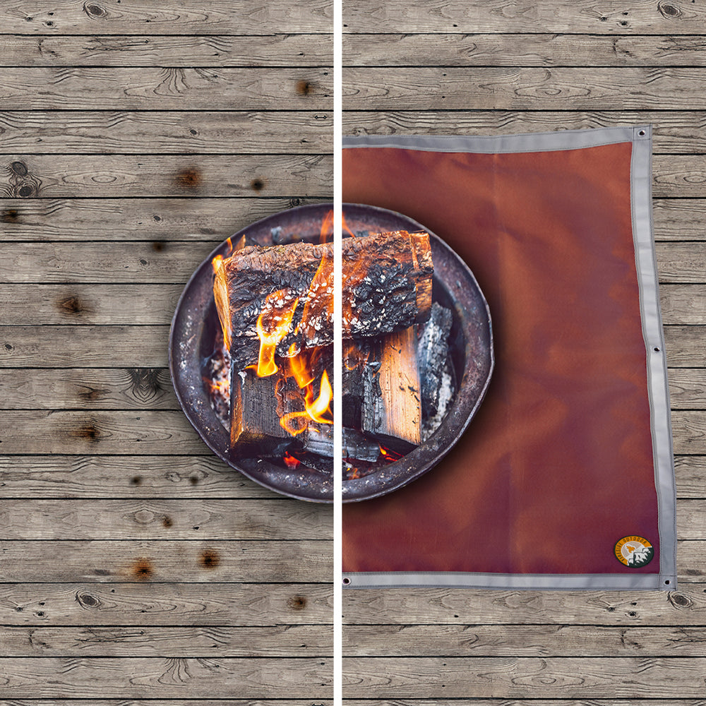 Ember Mat - Protect The Ground From Popping Embers or Dripping Grease - Tanks Treasures