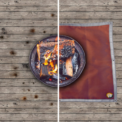 Ember Mat - Protect The Ground From Popping Embers or Dripping Grease - Tanks Treasures