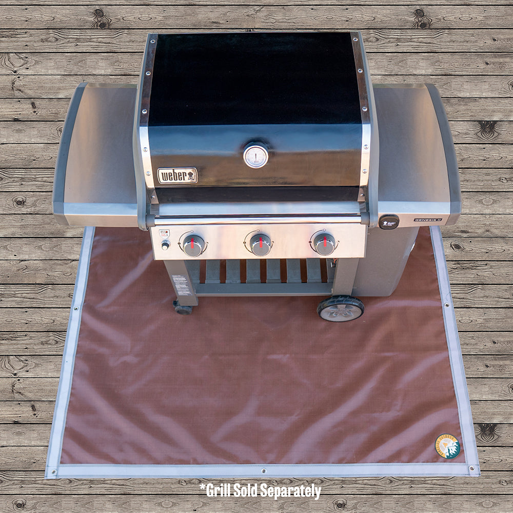 Ember Mat - Protect The Ground From Popping Embers or Dripping Grease - Tanks Treasures