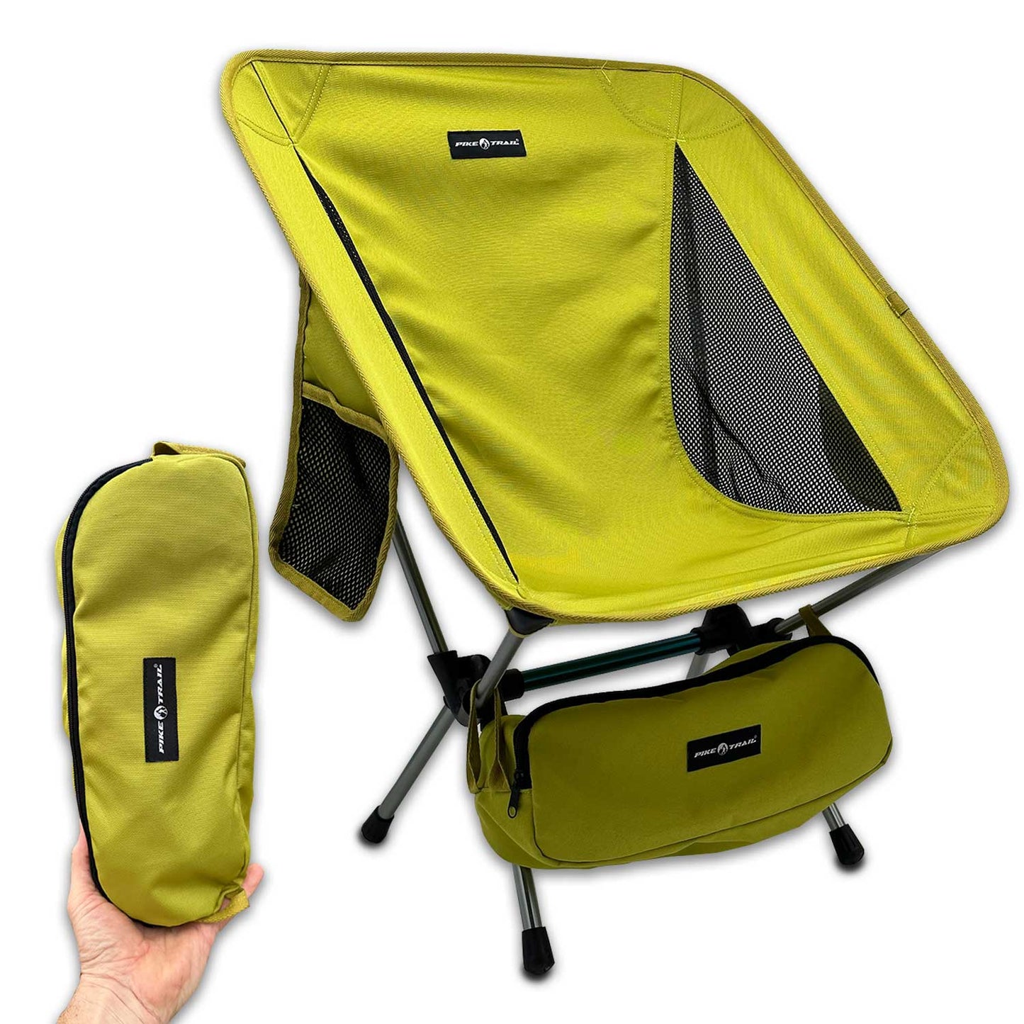 Pike Trail Ultralight Compact Outdoor Camping Tailgate Festival Beach Chair - Tanks Treasures