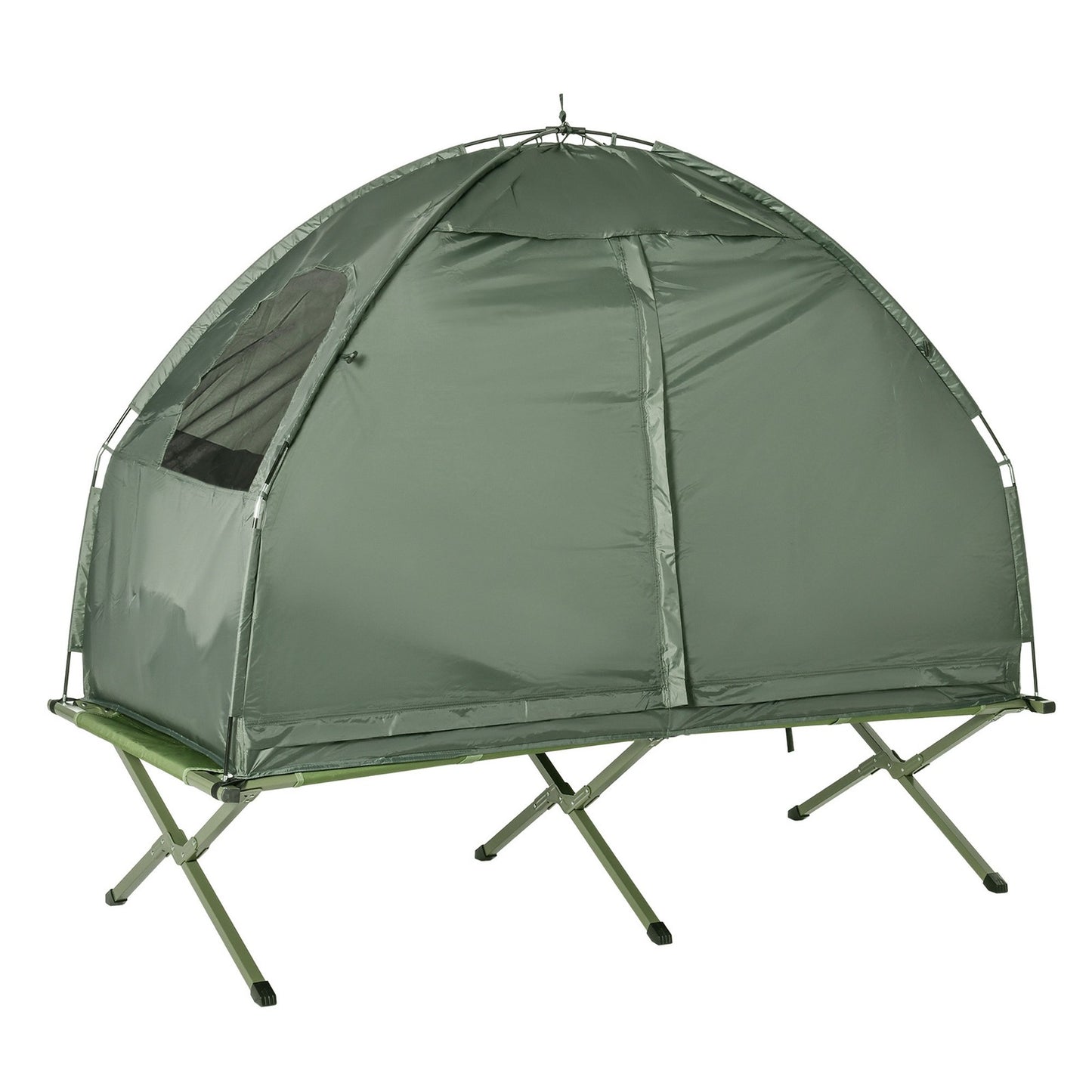 Backcountry Bunk-Elevated One Person Tent with Air Mattress & Sleeping Bag - Tanks Treasures