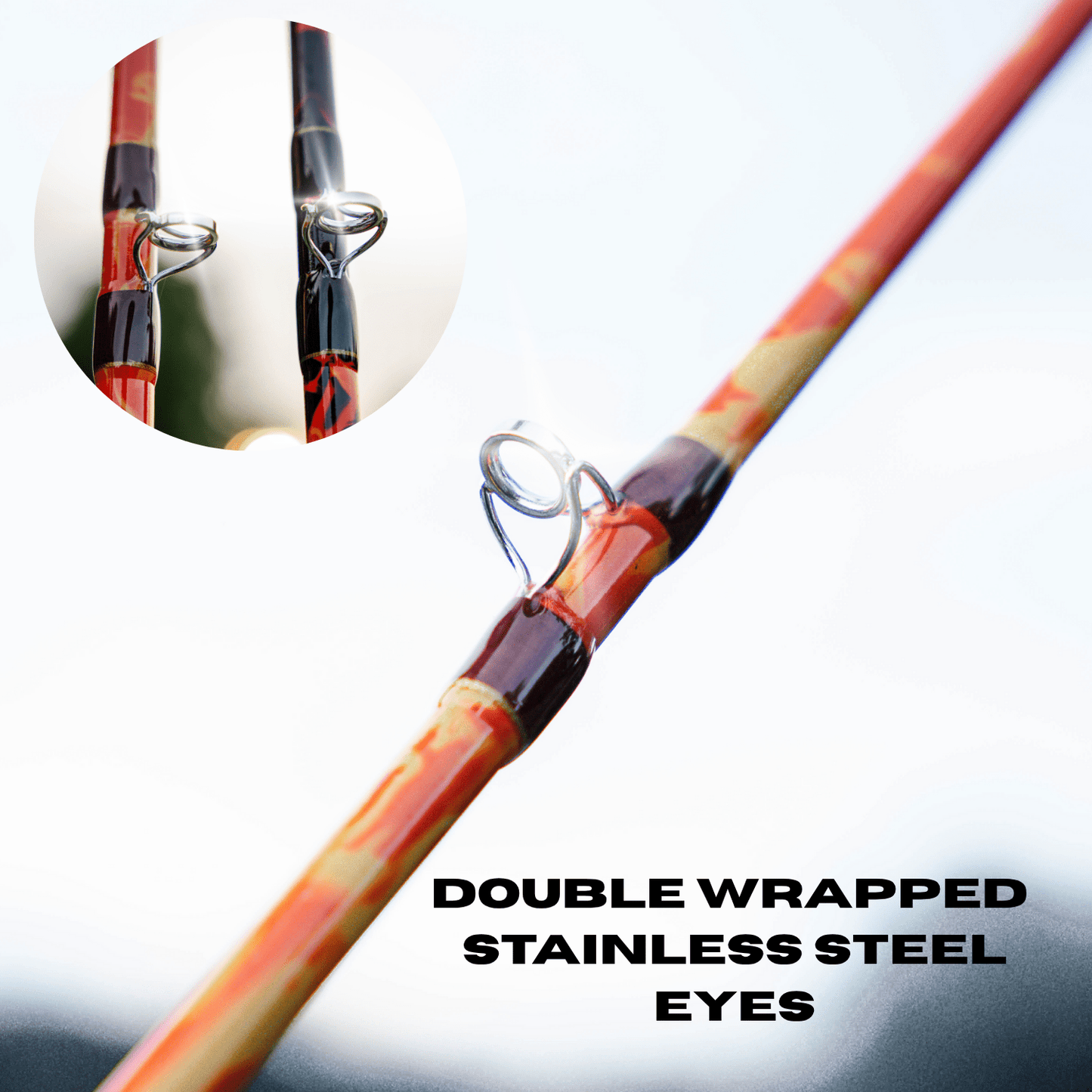 Orange Dragon Fire Casting Glow Rod