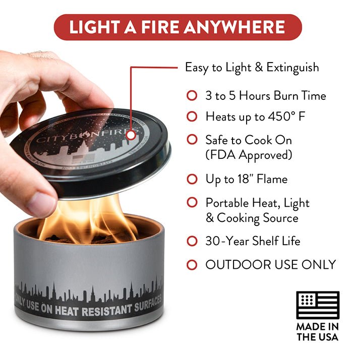 City Bonfire (Portable Fire Pit) - Tanks Treasures