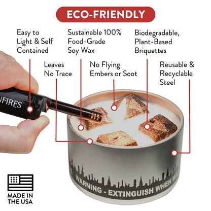 City Bonfire (Portable Fire Pit) - Tanks Treasures