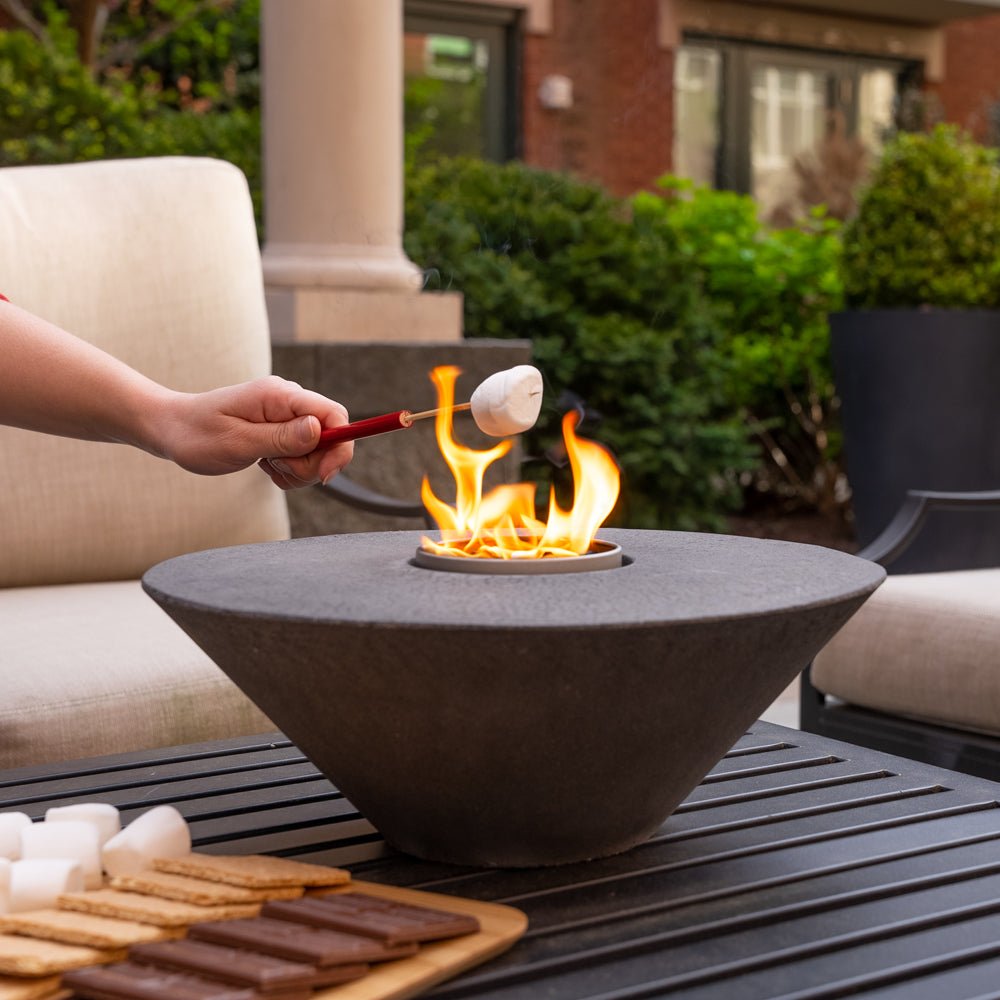 Concrete Cone Fire Pit - Tanks Treasures