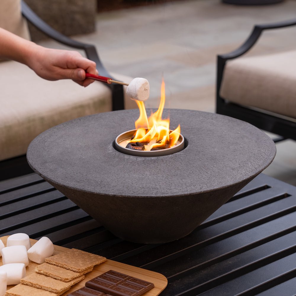 Concrete Cone Fire Pit - Tanks Treasures