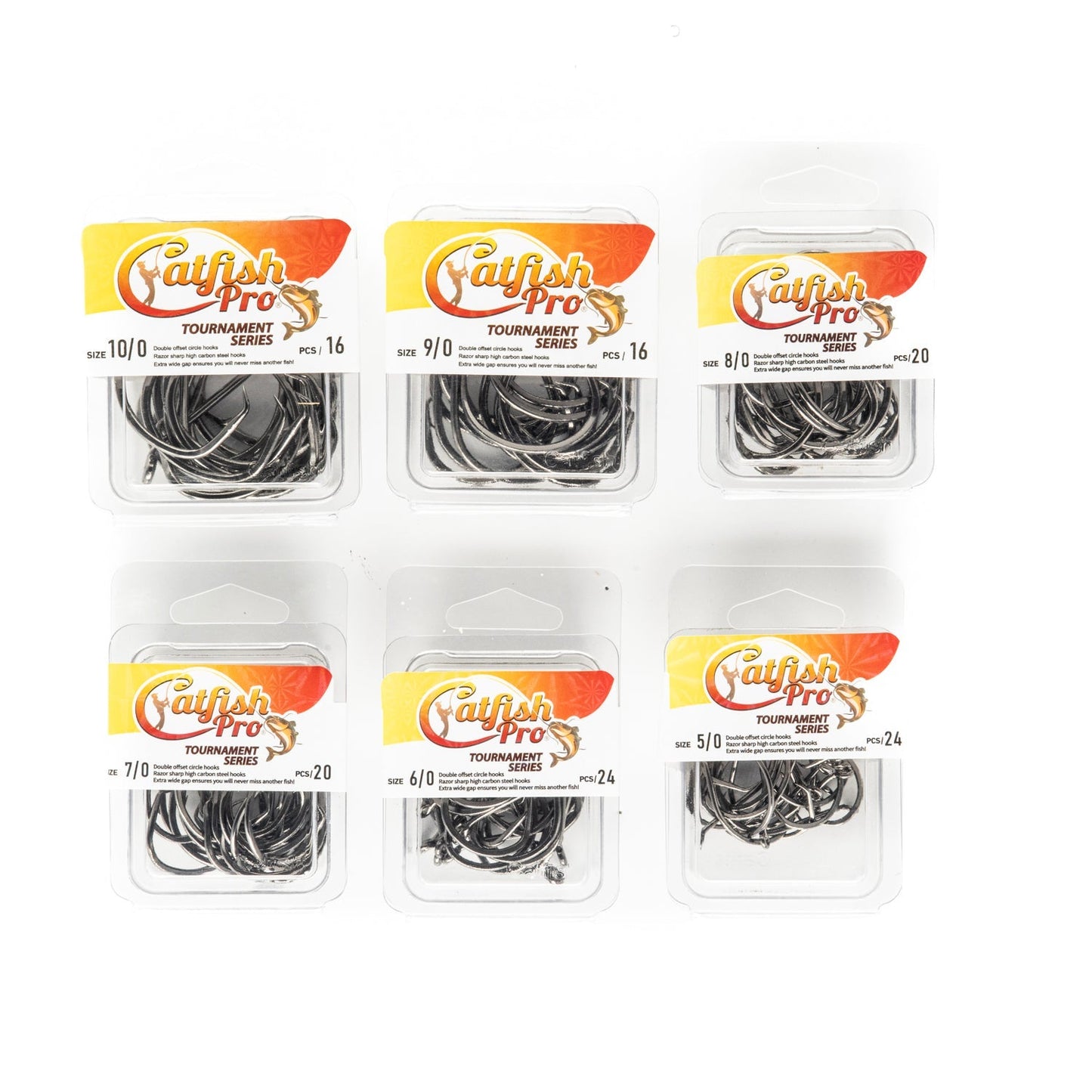 Double Offset Circle Hooks 7/0 - Value Pack