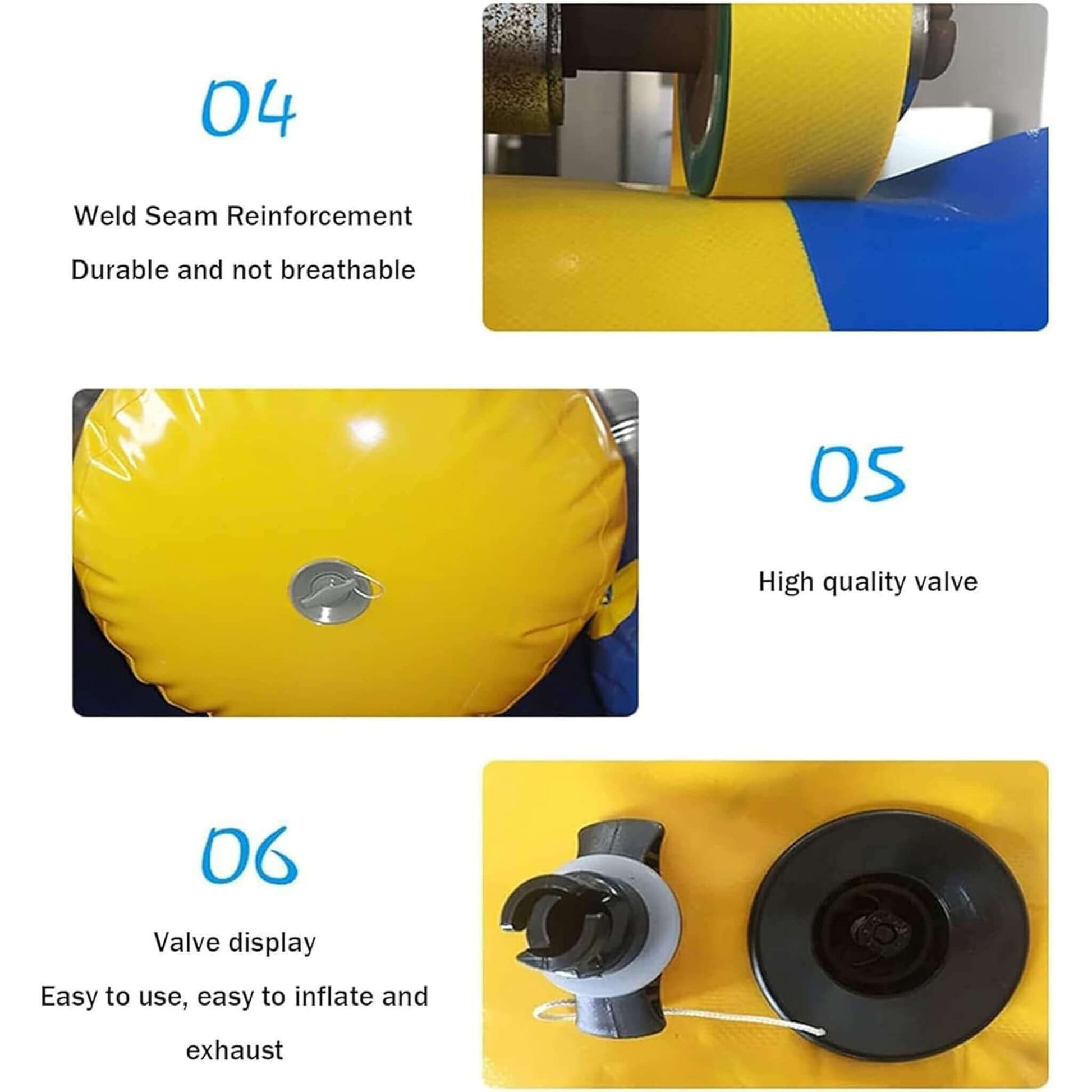 Extra Large Inflatable Climbing Iceberg With Air Pump (SAK36712) - Tanks Treasures