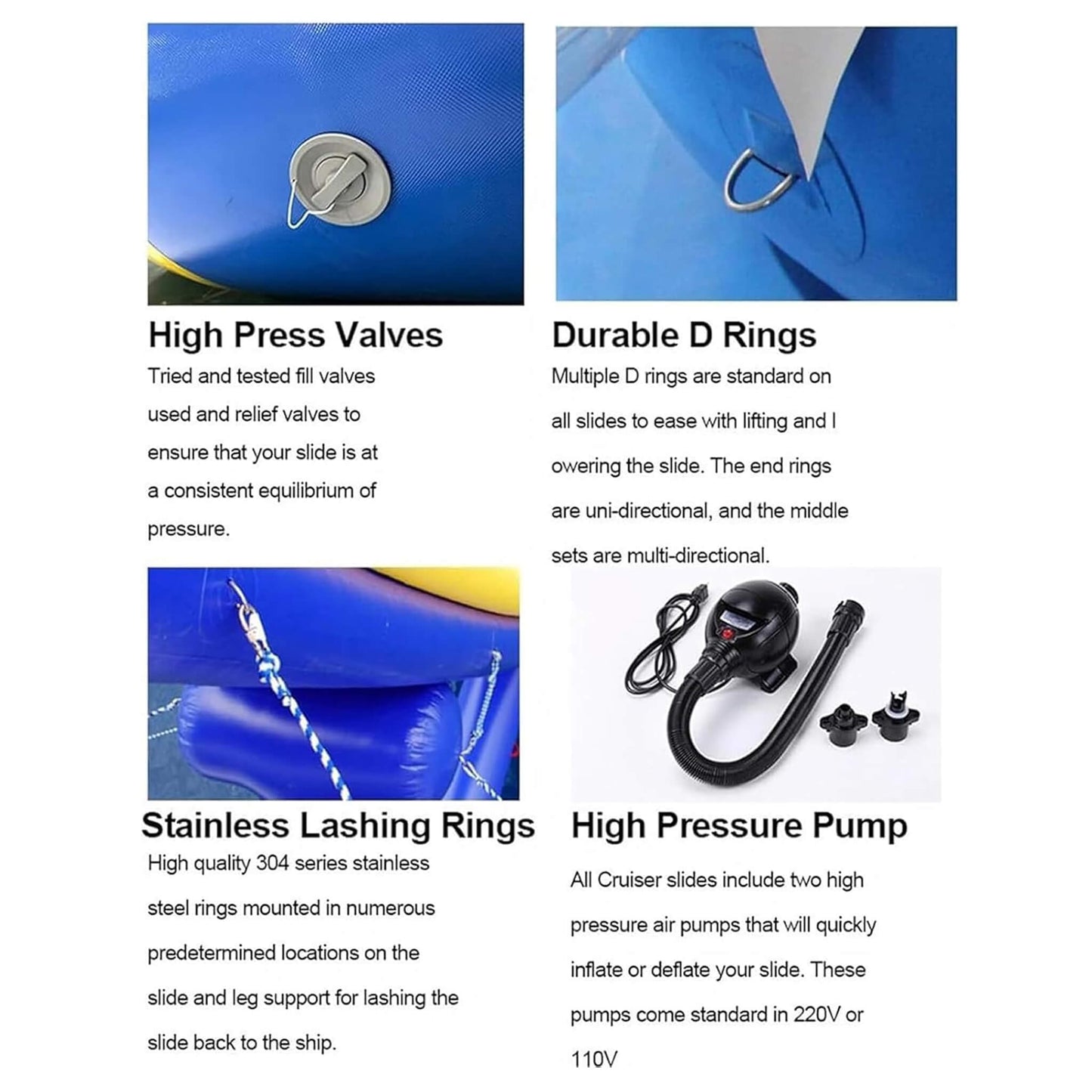 Extra Large Inflatable Floating Water Island With Trampoline, 22FT (SAK41258) - Tanks Treasures