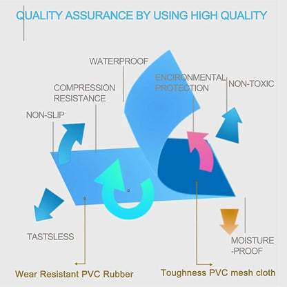 Extra Large Inflatable Floating Water Island With Trampoline, 22FT (SAK41258) - Tanks Treasures