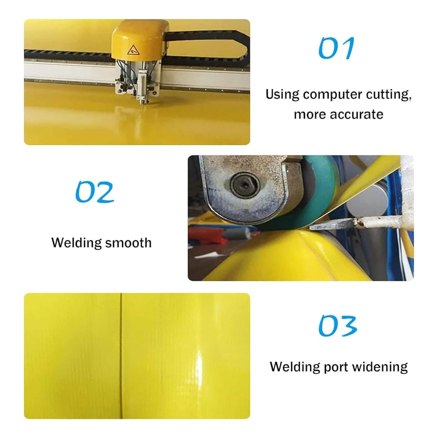 Extra Large Inflatable Floating Yacht Water Slide With Air Pump And Protection Net (SAK97618) - Tanks Treasures