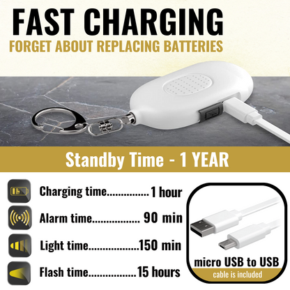 Foxy Alarm - Personal Protection Device - Tanks Treasures